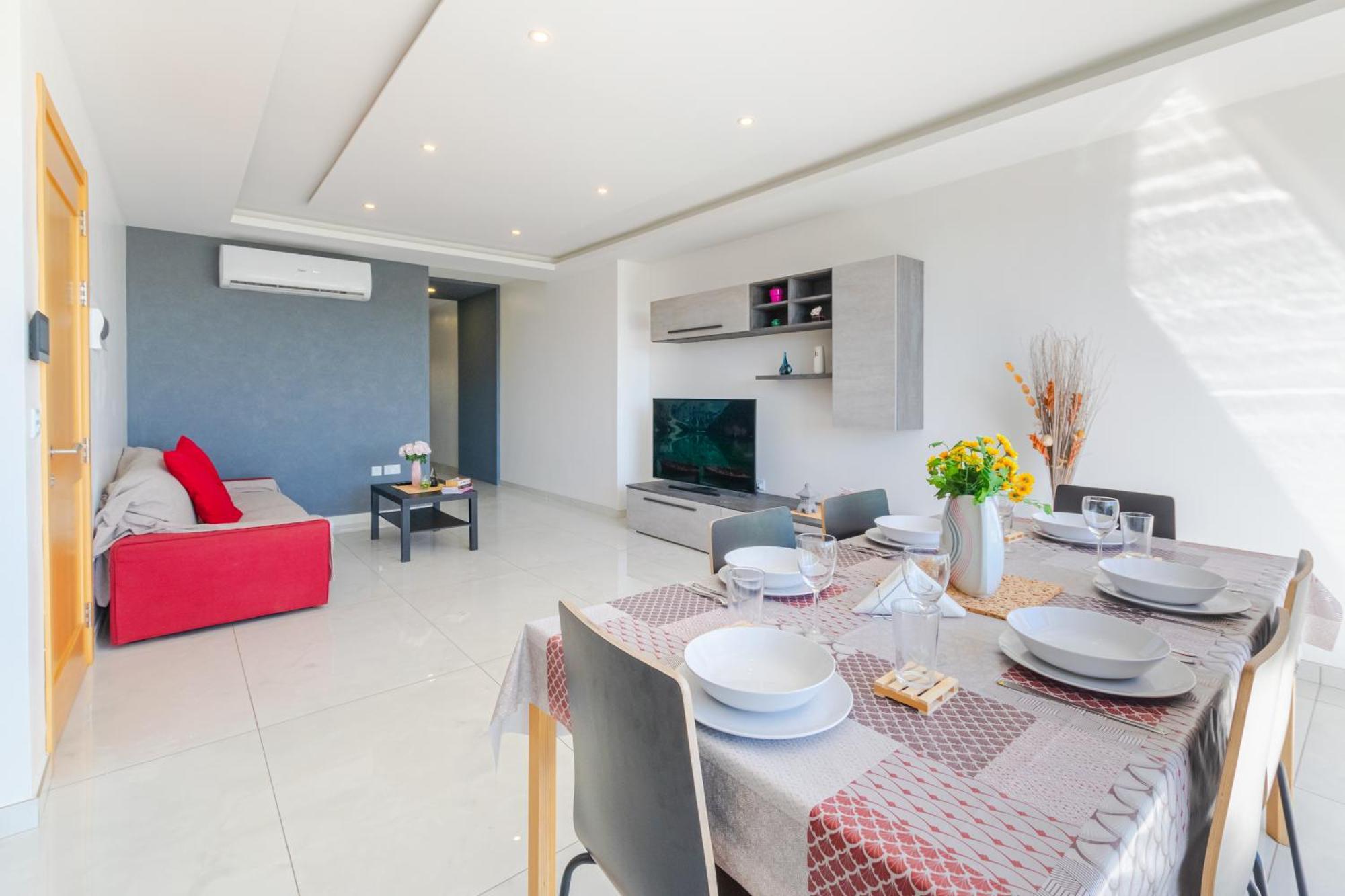 New Spacious Apartment With Amazing View Bugibba St. Paul's Bay Exteriör bild